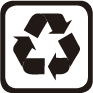 100% reciclado (pré-consumidor) e reutilizável